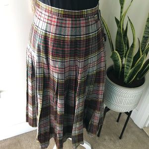 Vintage Burberry Plaid Skirt